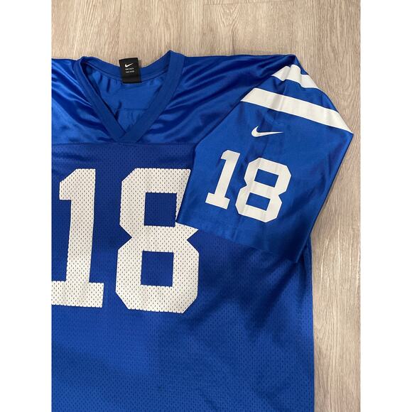 Football Jersey Mens XXL Peyton Manning #18 Nike NFL Denver Broncos Game Player - Picture 5 of 6